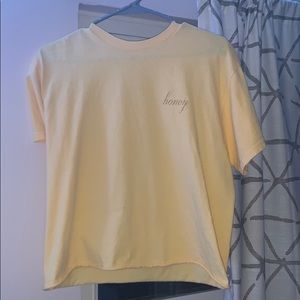 yellow honey tee
